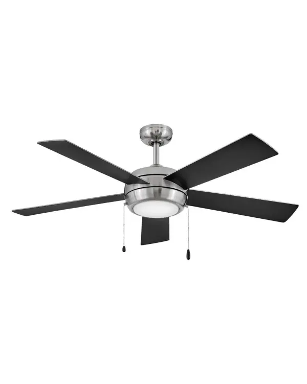 The Croft combines clean contemporary lines with classic functionality. Its integrated LED light kit delivers warm 3000K illumination while the 5-blade design moves 5039 CFM efficiently. Perfect for those wanting modern performance without sacrificing traditional control.