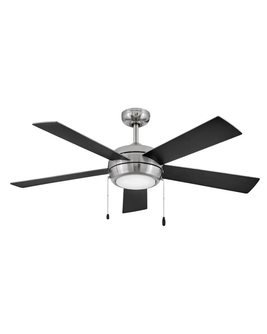 Croft 52" Ceiling Fan with LED Light Kit in Brushed Nickel