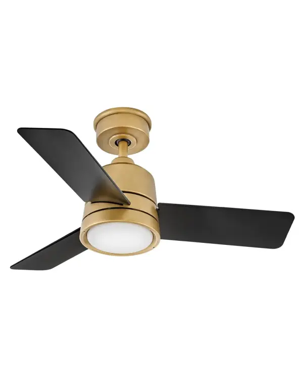 The Chet 36" ceiling fan combines modern design with practical functionality for smaller rooms. Its compact profile, wet-rated construction, and integrated LED light make it ideal for both indoor and outdoor applications.
