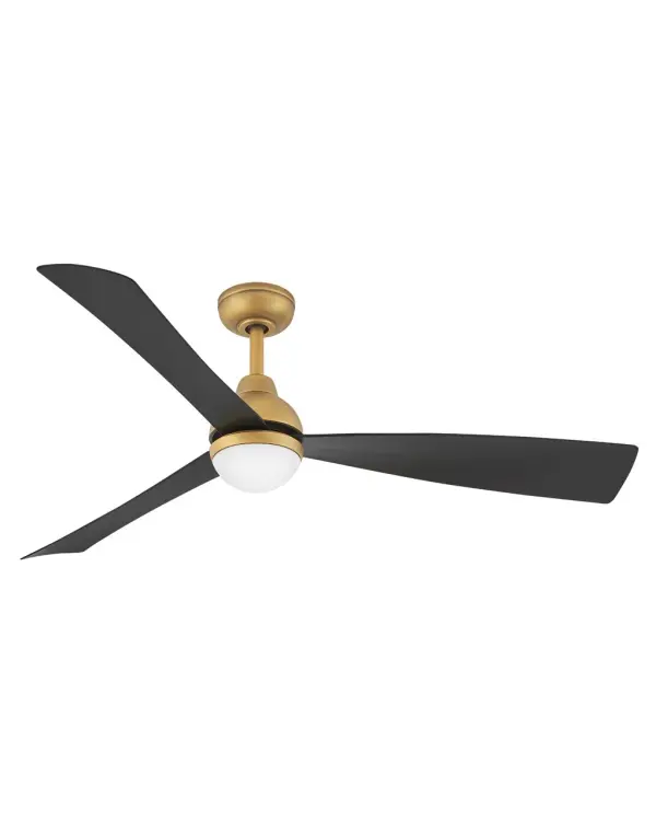 Una 56" Ceiling Fan in Heritage Brass