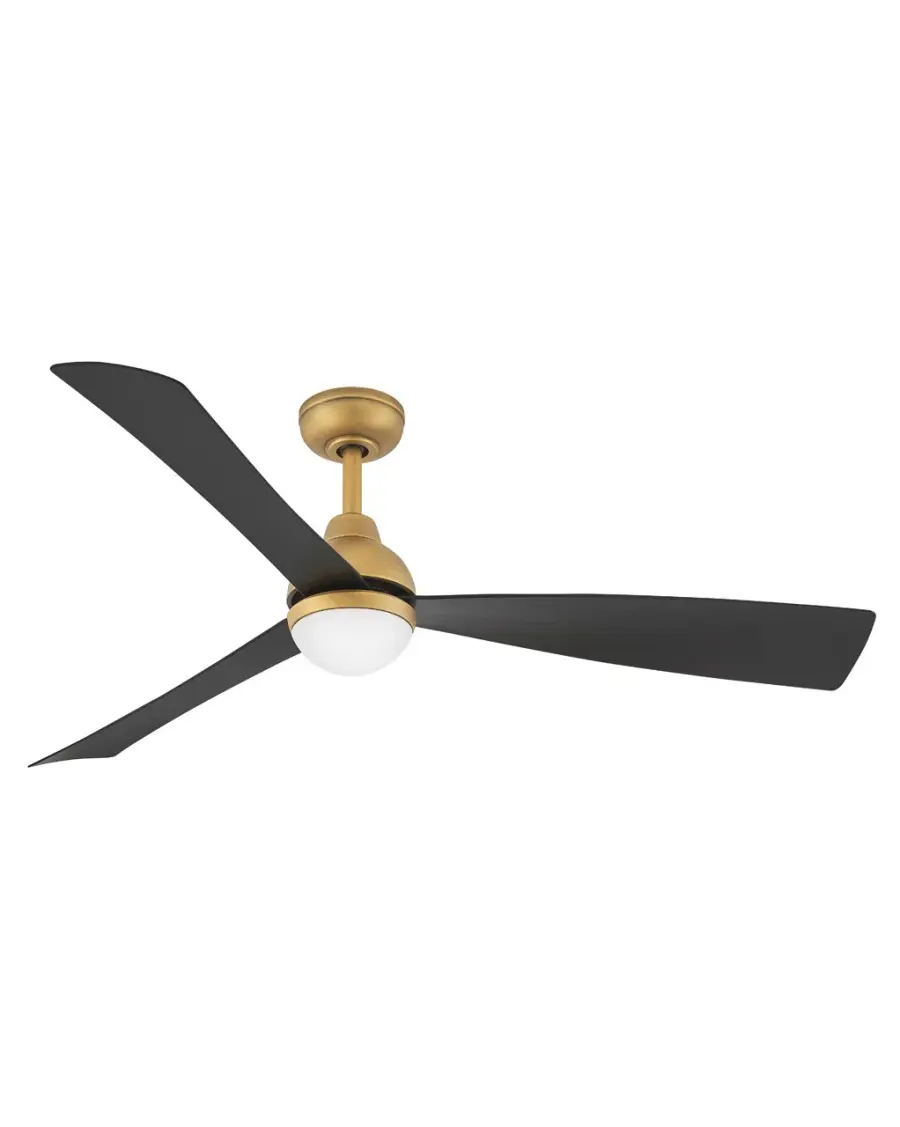 Una 56" Ceiling Fan in Heritage Brass