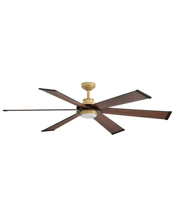 The Andros combines substantial airflow with sophisticated style. Its damp-rated design works indoors or on covered patios, while WiFi connectivity and 6-speed DC motor deliver modern convenience with classic appeal.