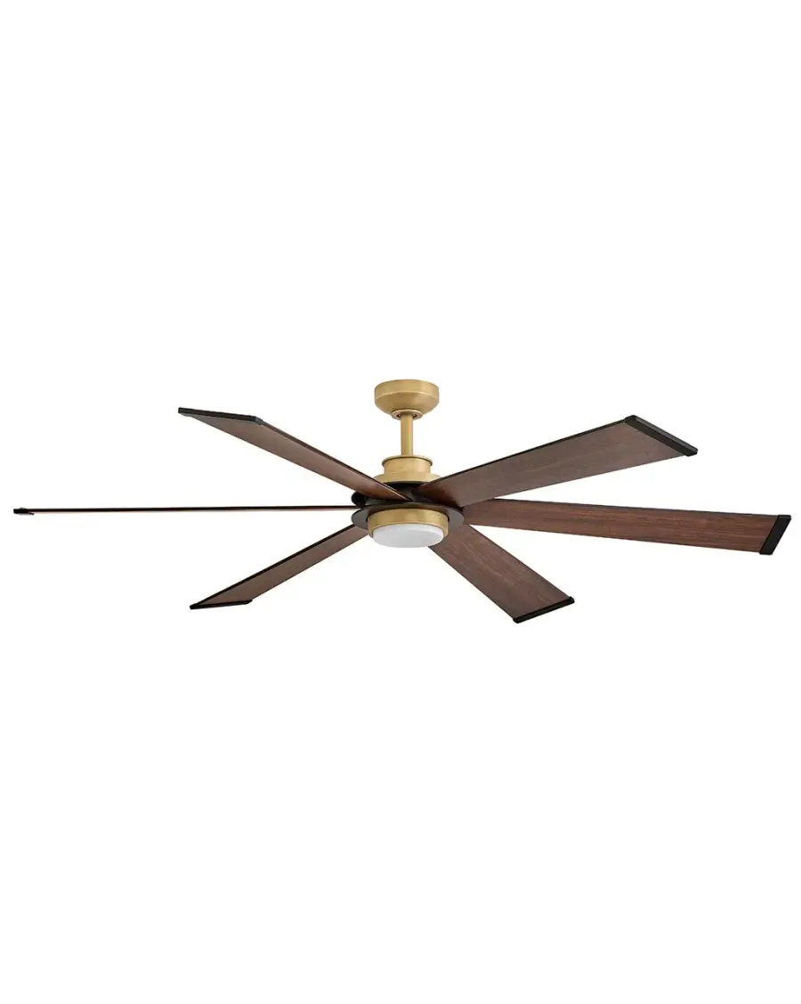Andros 64" Ceiling Fan in Heritage Brass