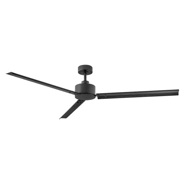 The Indy 72" ceiling fan delivers exceptional airflow with industrial edge. Its 3-blade design moves 9,330 CFM while maintaining impressive energy efficiency at 245 CFM/W. Wet-rated for versatility across indoor and outdoor applications.