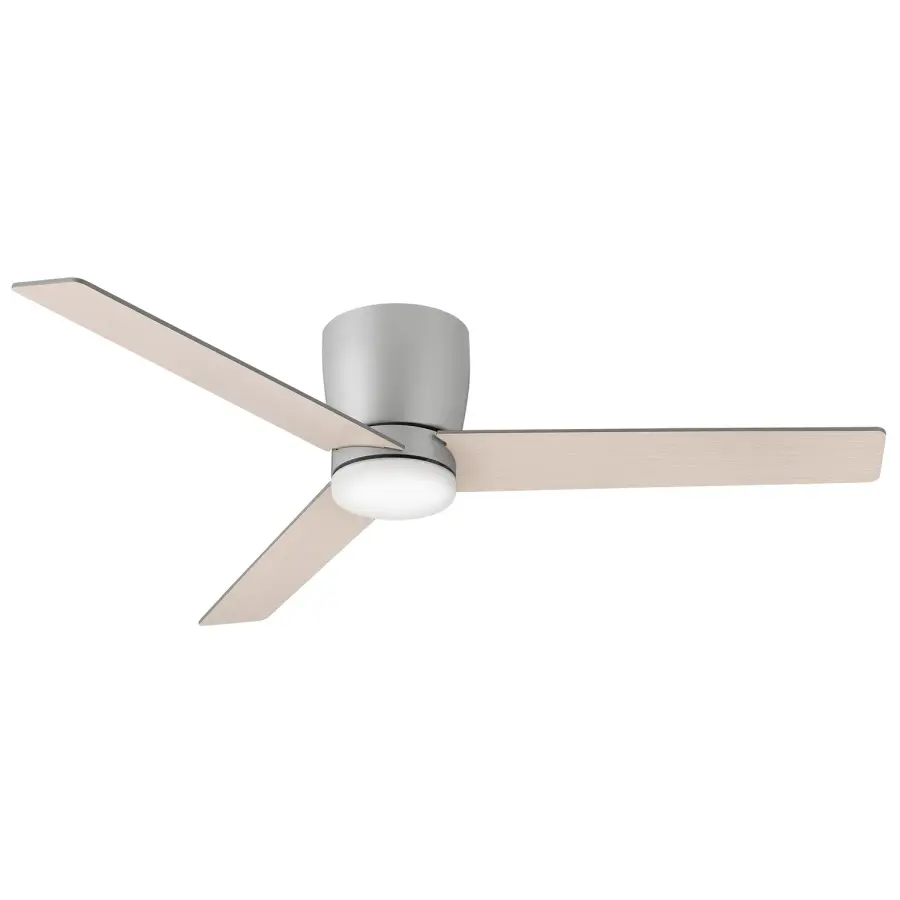 Ari 52" Ceiling Fan with Light in Brushed Nickel