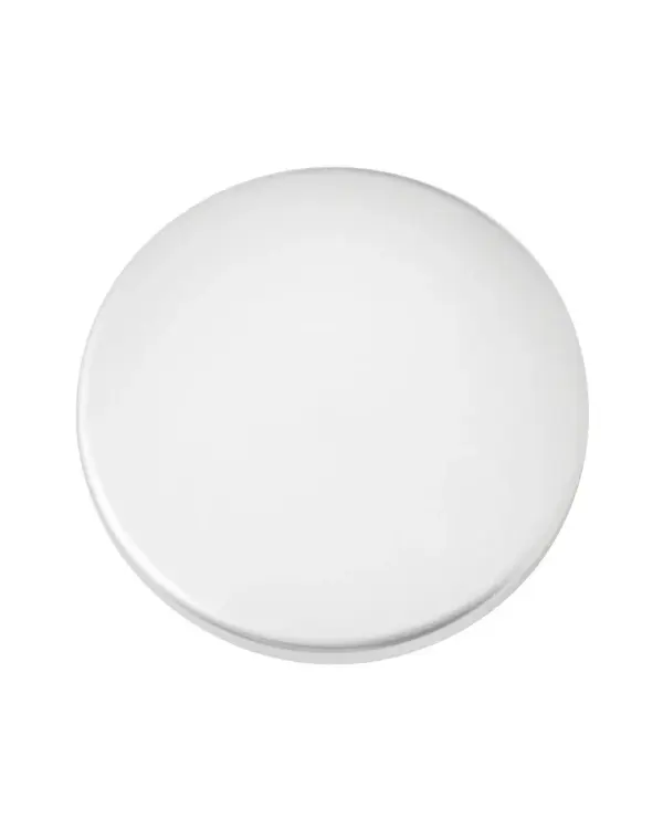 A practical replacement light kit cover in appliance white finish. Compact 7.5-inch steel construction provides a clean, functional solution for ceiling fan light kit updates or repairs.