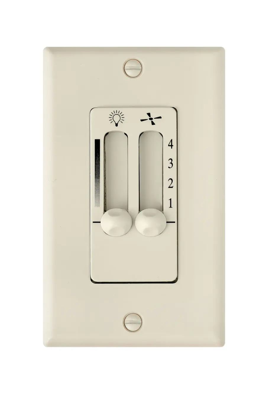 4-Speed Dual Slide Wall Control in Almond