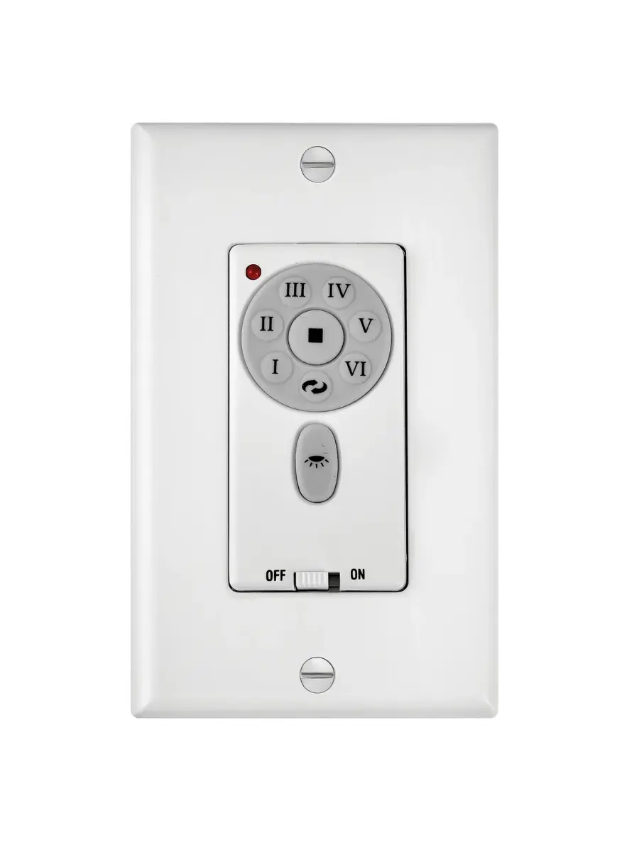 6-Speed DC Wall Control in White