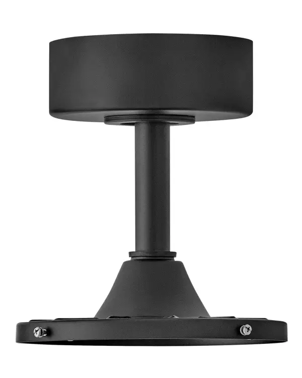 This downrod adapter kit transforms the Neo flush mount fan into a pendant-style installation, ideal for rooms with higher ceilings. The matte black finish seamlessly matches the Neo collection's modern aesthetic.