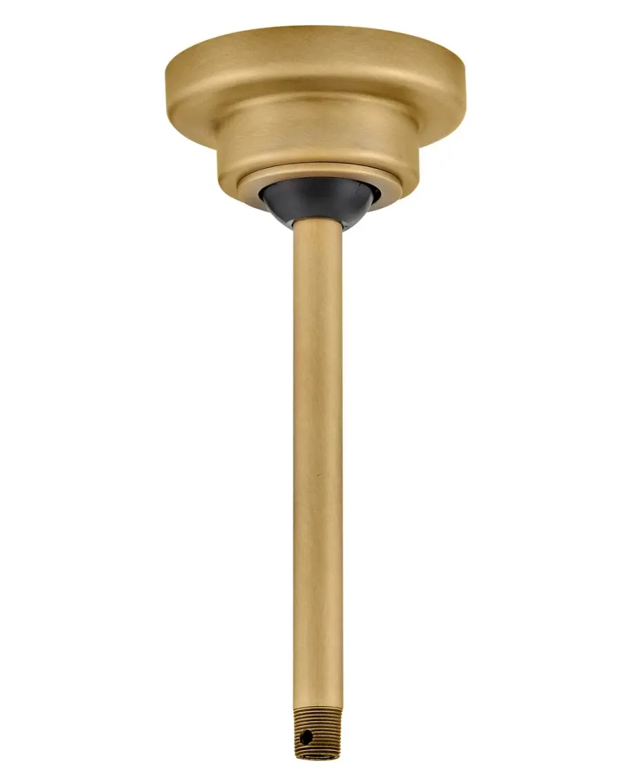 Sloped Ceiling Adapter Kit in Heritage Brass