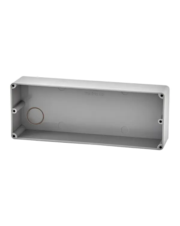 This concrete mounting kit provides a stable foundation for landscape lighting fixtures. Compact design works well for pathway and accent lighting installations in outdoor environments.