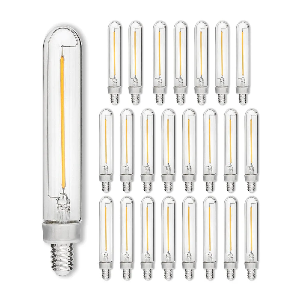 Hinkley LumiGlo LED Candelabra Bulb - 2W Warm Glow (24-Pack)