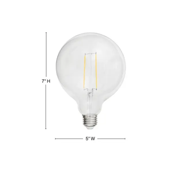 To create superior, softer light that sets the scene in any indoor or outdoor setting, Hinkley’s Lumiglo™ LED bulbs feature unique filament technology designed to cast a warm ambient glow. Dimmable functionality provides full control over brightness, allowing you to craft an atmosphere that perfectly accentuates your space. - alternate view