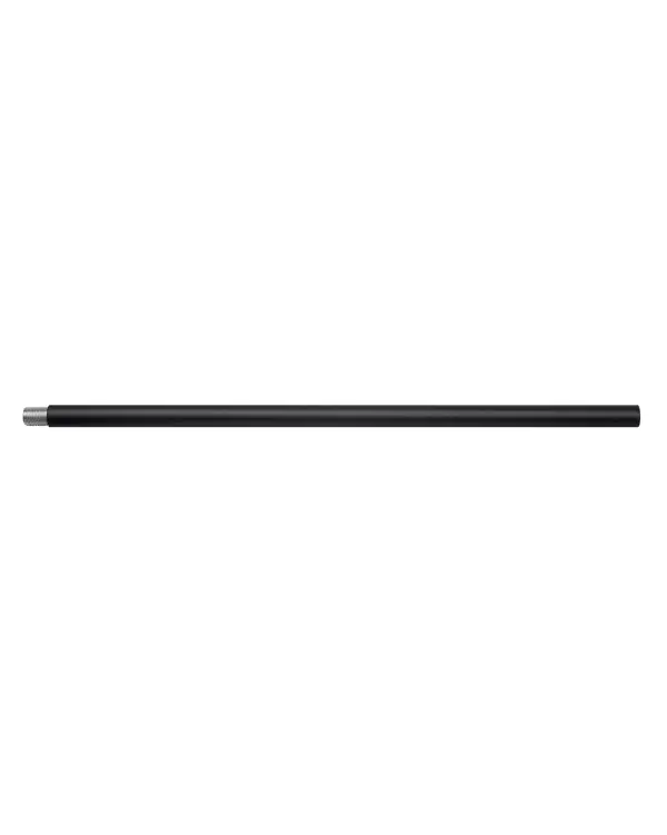 A functional steel stem accessory that extends pendant fixture drop length by 12 inches. Durable black finish coordinates with contemporary fixtures. Ideal for adjusting fixture height in rooms with higher ceilings.