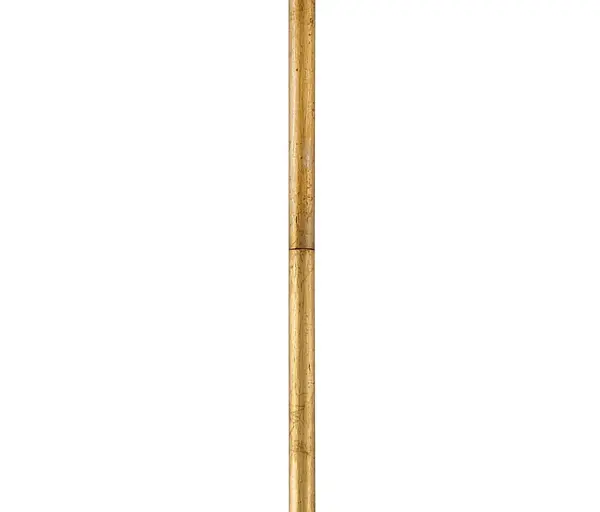 A versatile 12-inch stem extension in warm distressed brass finish that allows precise height adjustment for pendant fixtures. Ideal for high ceilings or creating dramatic drops over dining tables and islands.