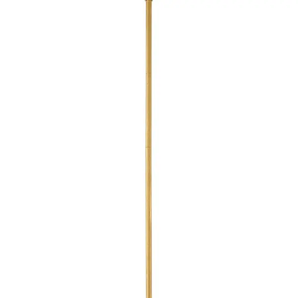 A functional steel stem accessory in Deluxe Gold finish that allows for precise height adjustment of pendant fixtures. Ideal for achieving optimal hanging height in spaces with standard to high ceilings.