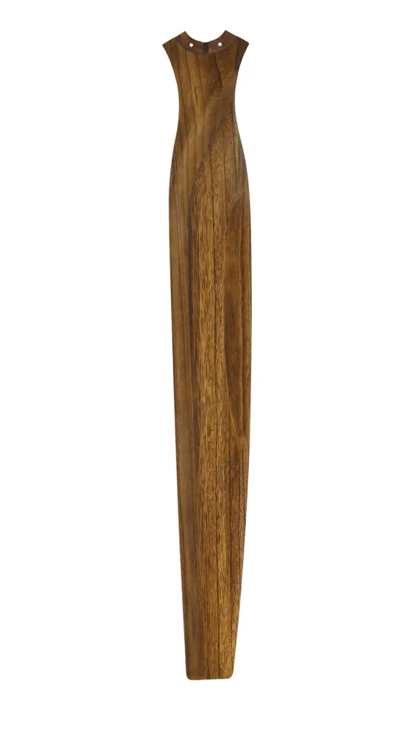 Crafted from premium buttonwood, the Spitfire DC Custom blade set combines exceptional durability with refined contemporary style. Designed exclusively for use with the Spitfire DC Custom motor, these elegantly sculpted three-blade sets are available in 54-inch, 64-inch, 72-inch, 84-inch, and 96-inch blade sweeps, allowing you to customize the fan's scale and airflow performance to suit a variety of spaces. Offered in a selection of rich wood tones and modern finishes, Spitfire blades provide the flexibility to create a look that complements both traditional and contemporary interiors. Damp-rated for indoor and covered outdoor applications, these blades deliver lasting beauty and reliable performance in living rooms, great rooms, patios, porches, and other moisture-prone environments.