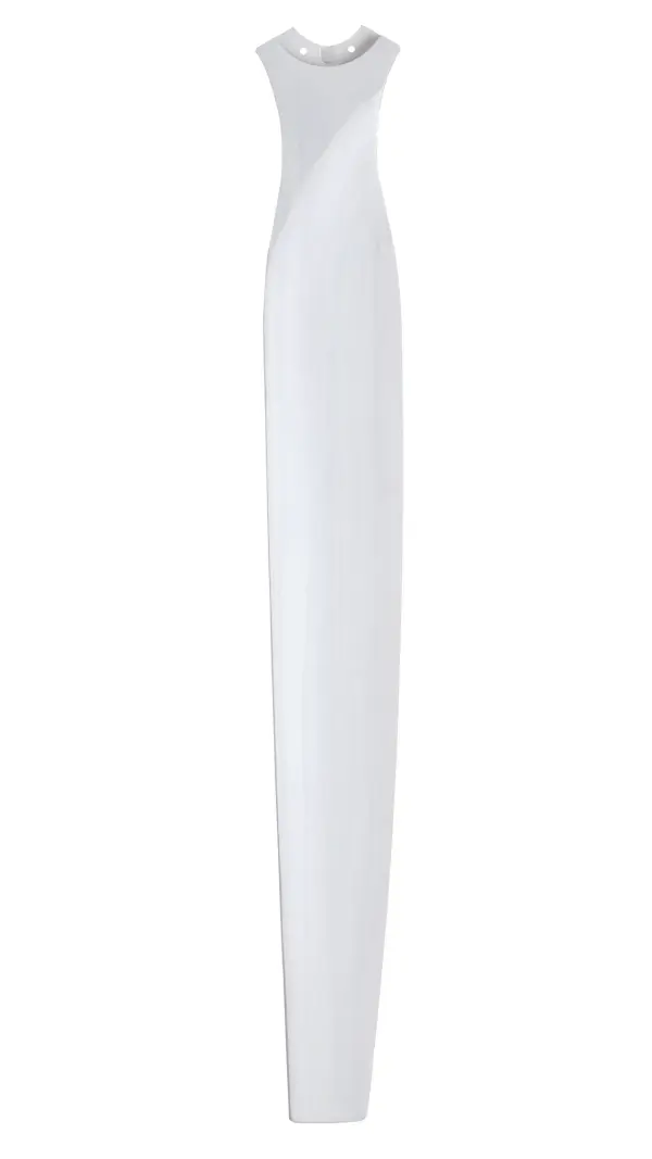 Crafted from premium buttonwood, the Spitfire DC Custom blade set combines exceptional durability with refined contemporary style. Designed exclusively for use with the Spitfire DC Custom motor, these elegantly sculpted three-blade sets are available in 54-inch, 64-inch, 72-inch, 84-inch, and 96-inch blade sweeps, allowing you to customize the fan's scale and airflow performance to suit a variety of spaces. Offered in a selection of rich wood tones and modern finishes, Spitfire blades provide the flexibility to create a look that complements both traditional and contemporary interiors. Damp-rated for indoor and covered outdoor applications, these blades deliver lasting beauty and reliable performance in living rooms, great rooms, patios, porches, and other moisture-prone environments.
