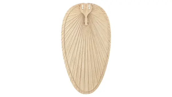 These 22-inch narrow oval composite palm leaf blades bring authentic tropical style to your ceiling fan with a 52-inch sweep. Damp-rated for versatile indoor-outdoor use, available in three natural finishes.
