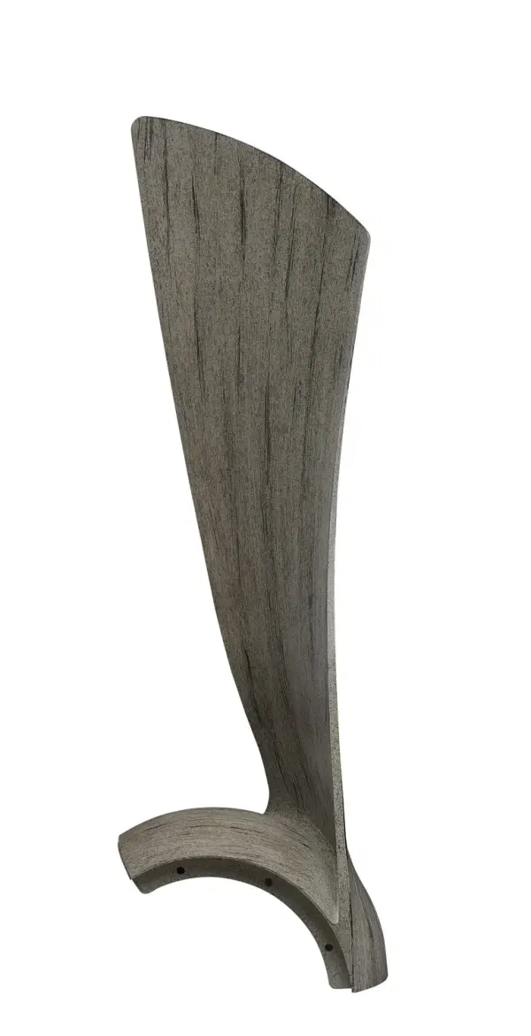 These 44-inch composite blades bring rustic charm with their weathered wood finish. Damp-rated for versatility, they work equally well in covered outdoor spaces or interior rooms. The three-blade configuration offers a clean, modern aesthetic.