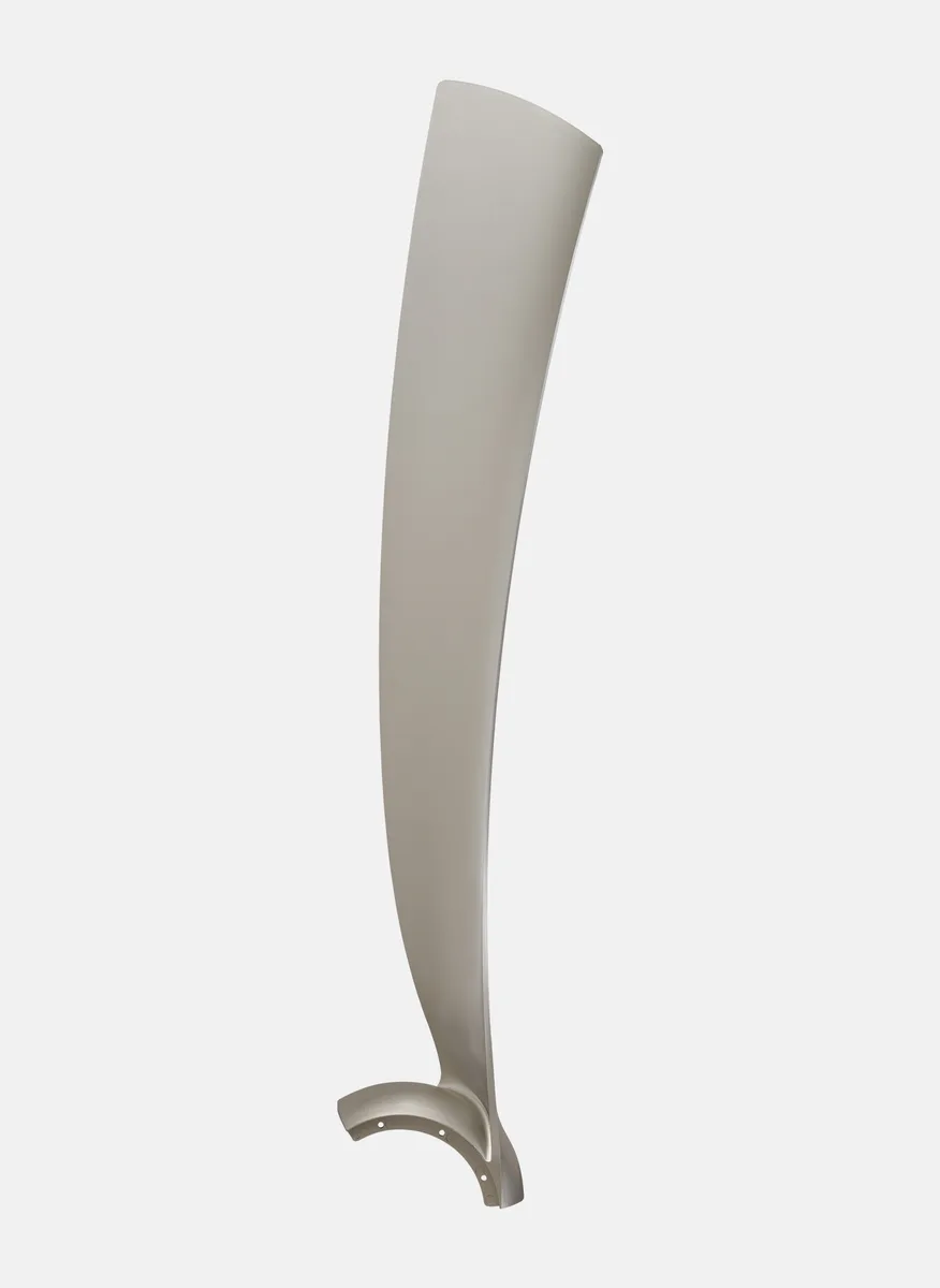 Wrap Custom 84" Ceiling Fan Blade Set in Brushed Nickel