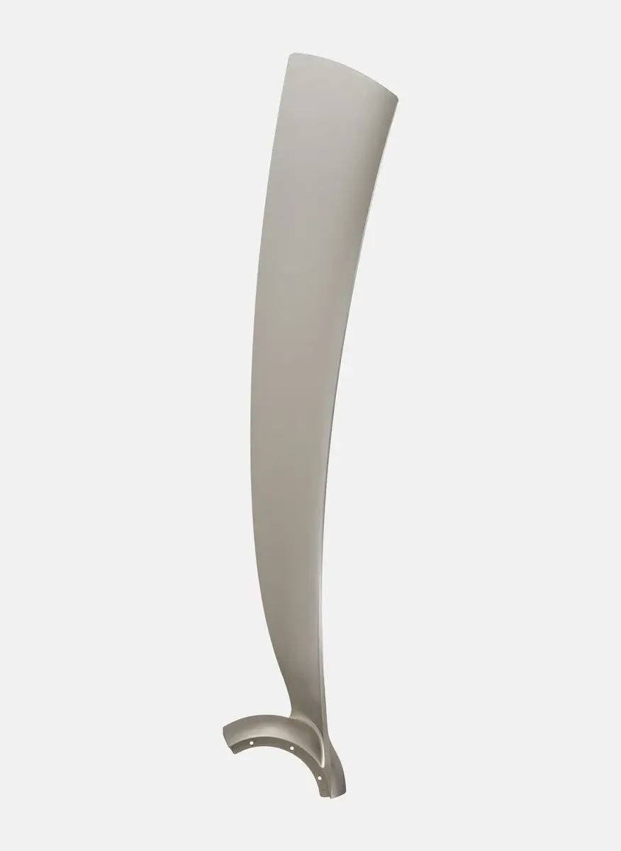 Wrap Custom 84" Ceiling Fan Blade Set in Brushed Nickel