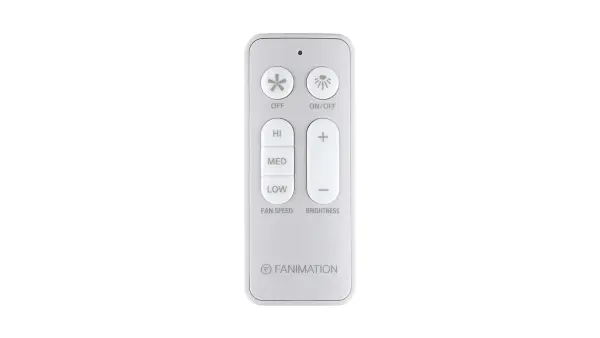 The CR530 remote control offers simple operation of ceiling fans and lights with three fan speeds and learn pairing technology. Complete system includes both handheld transmitter and receiver unit for easy installation.