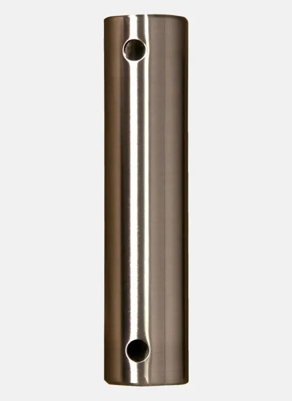 These downrods by Fanimation are available in multiple finishes and lengths and will fit many installation needs. Recommended downrod length is based on ceiling height, with an ideal distance from floor to fan blades being 7 to 9 feet. Downrods can be joined together using a downrod coupler for extended lengths.