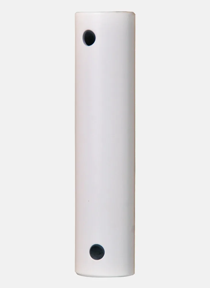 72-inch Stainless Steel Ceiling Fan Downrod - Matte White