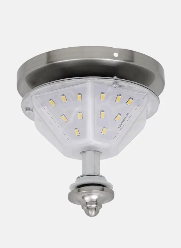This 16W LED bowl fitter provides efficient, integrated lighting for ceiling fans. Available in three versatile finishes, it's damp-rated for flexible placement and offers modern LED technology with a clean bowl design.