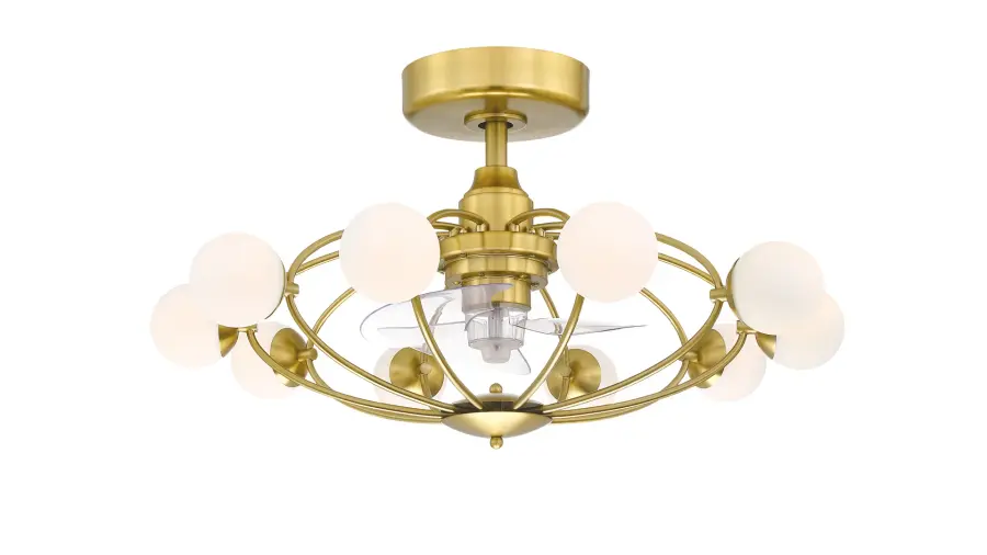 Kerring 14" Ceiling Fan with LED Light
