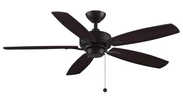 The Aire Deluxe 52-inch ceiling fan delivers impressive airflow efficiency at 89 CFM per watt with a 4908 CFM output. Its transitional design works in any indoor space, with four finish options and reversible blades for seasonal flexibility.