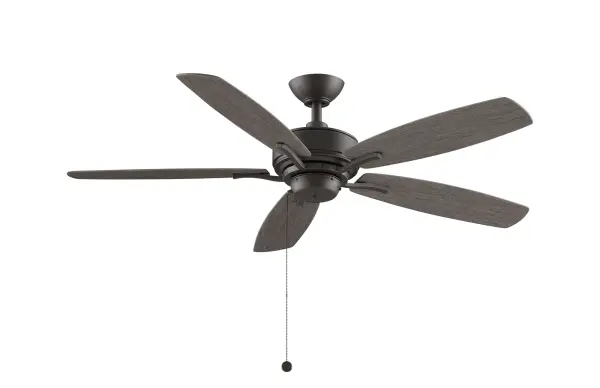 The Aire Deluxe combines timeless transitional design with modern functionality. Its matte greige finish and weathered wood blades create a sophisticated look that works in virtually any space. Smart home compatibility and reversible airflow make it practical year-round.