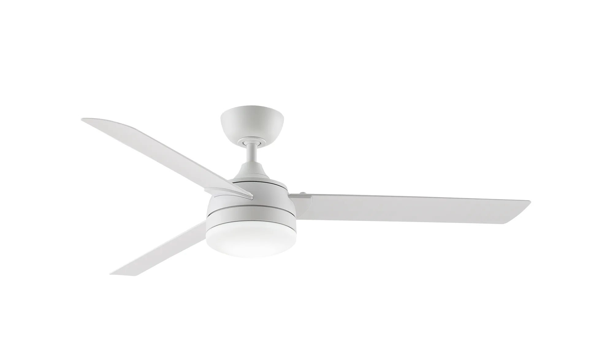 Xeno Wet 56 inch Indoor/Outdoor Ceiling Fan with LED Light Kit - Matte White with Matte White blades