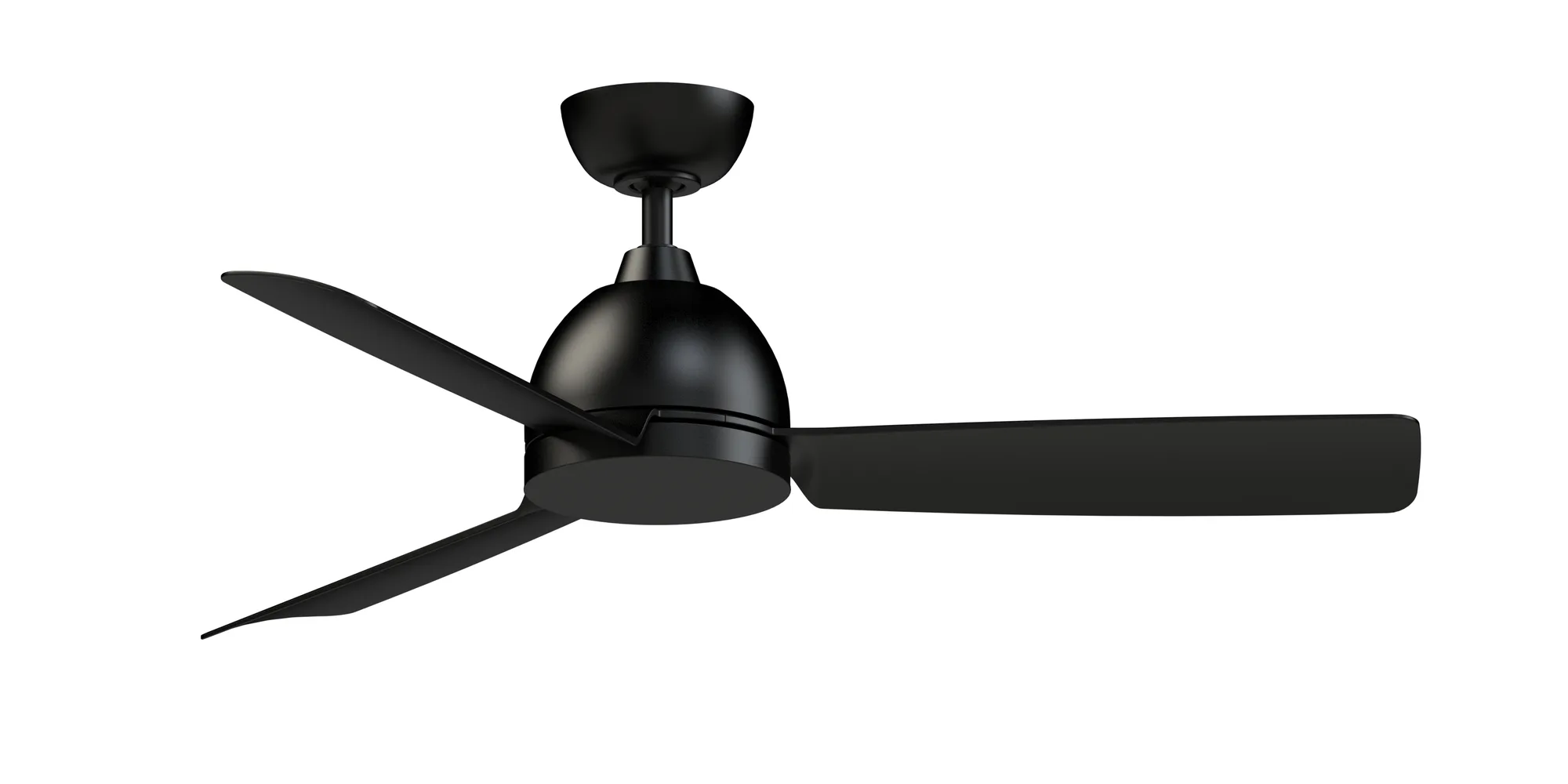Starboard NL 52 inch Indoor/Outdoor Marine Grade Ceiling Fan - Black with Black blades