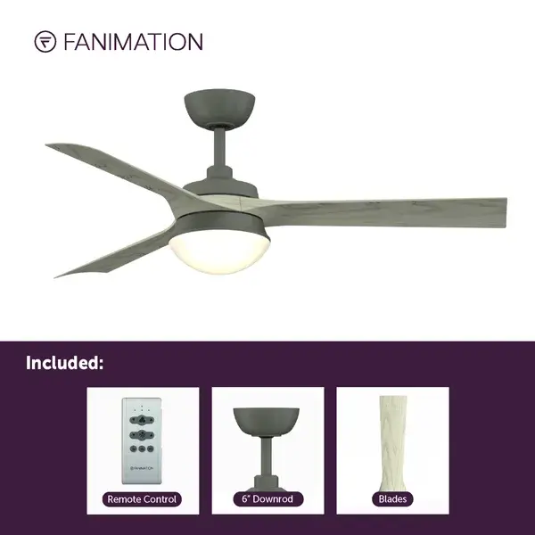Barlow™ 52" Ceiling Fan with LED Light - Image 11