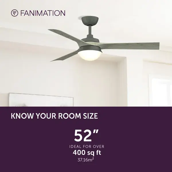 Barlow™ 52" Ceiling Fan with LED Light - Image 3