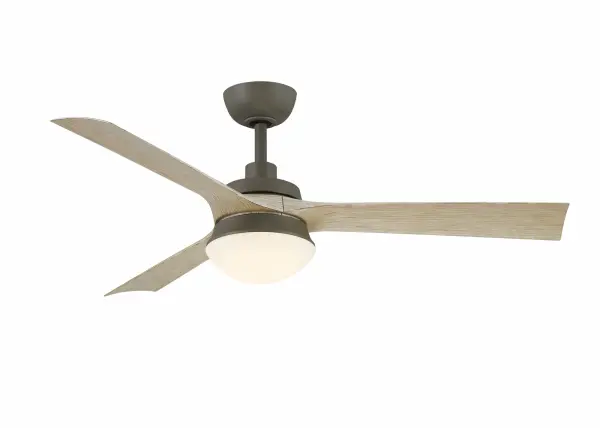 The Barlow by Fanimation is the perfect blend of transitional style and soft contemporary design, bringing a warm and inviting presence to any room. Its distinctive pendant-inspired integrated LED light kit creates an elegant focal point while providing comfortable, ambient illumination through an opal frosted shade. Powered by an energy-efficient AC motor, Barlow delivers reliable airflow and year-round comfort with reversible operation. Damp rated for both indoor and covered outdoor spaces, this versatile ceiling fan is equally at home in living rooms, bedrooms, sunrooms, and covered patios. Smart home compatibility with fanSync Wi-Fi (optional control required) adds modern convenience, making Barlow a stylish and functional addition to virtually any décor.