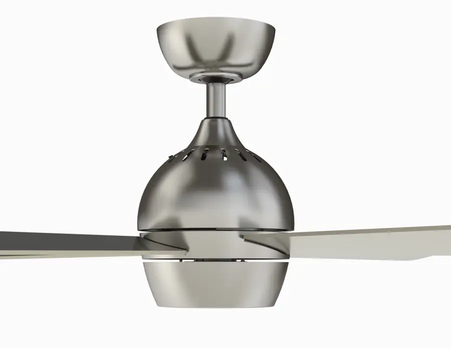 Kwad 44" Ceiling Fan with LED Light in Brushed Nickel - Image 4