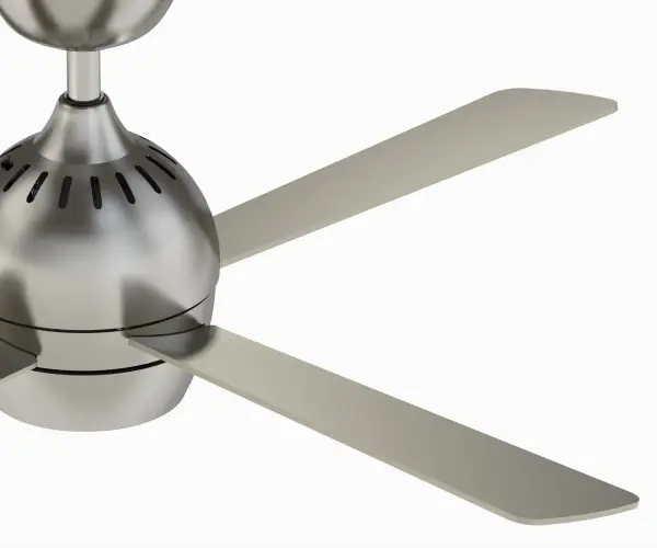 Kwad 44" Ceiling Fan with LED Light in Brushed Nickel - Image 5