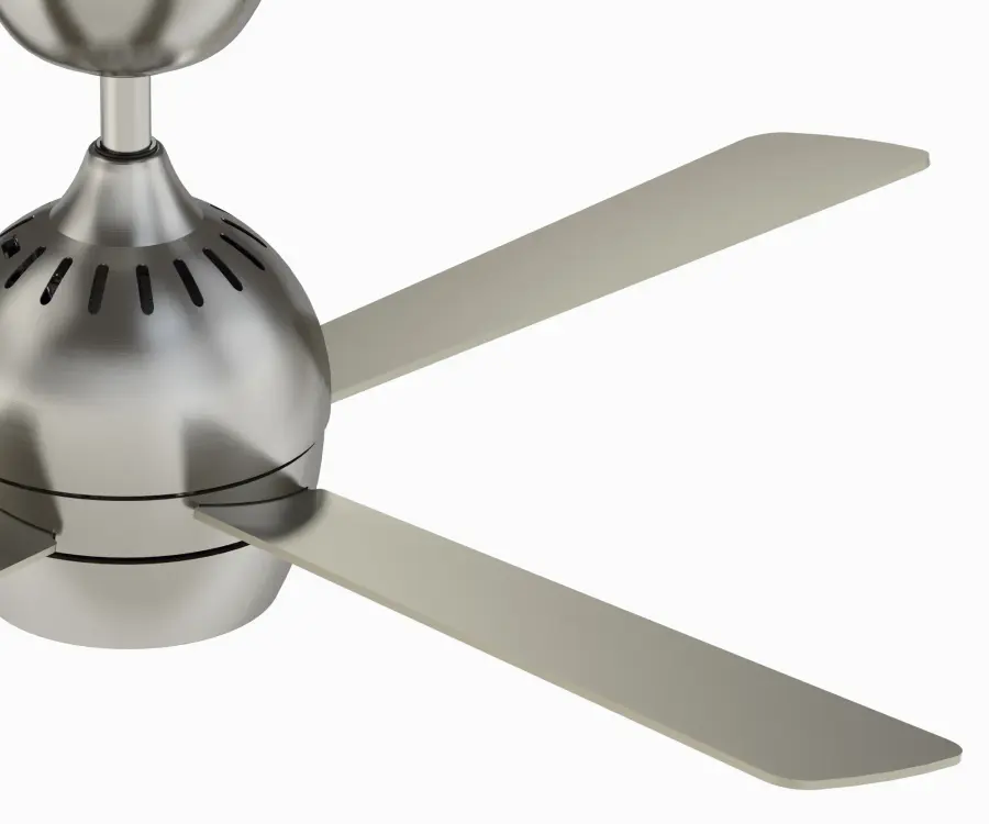 Kwad 44" Ceiling Fan with LED Light in Brushed Nickel - Image 5