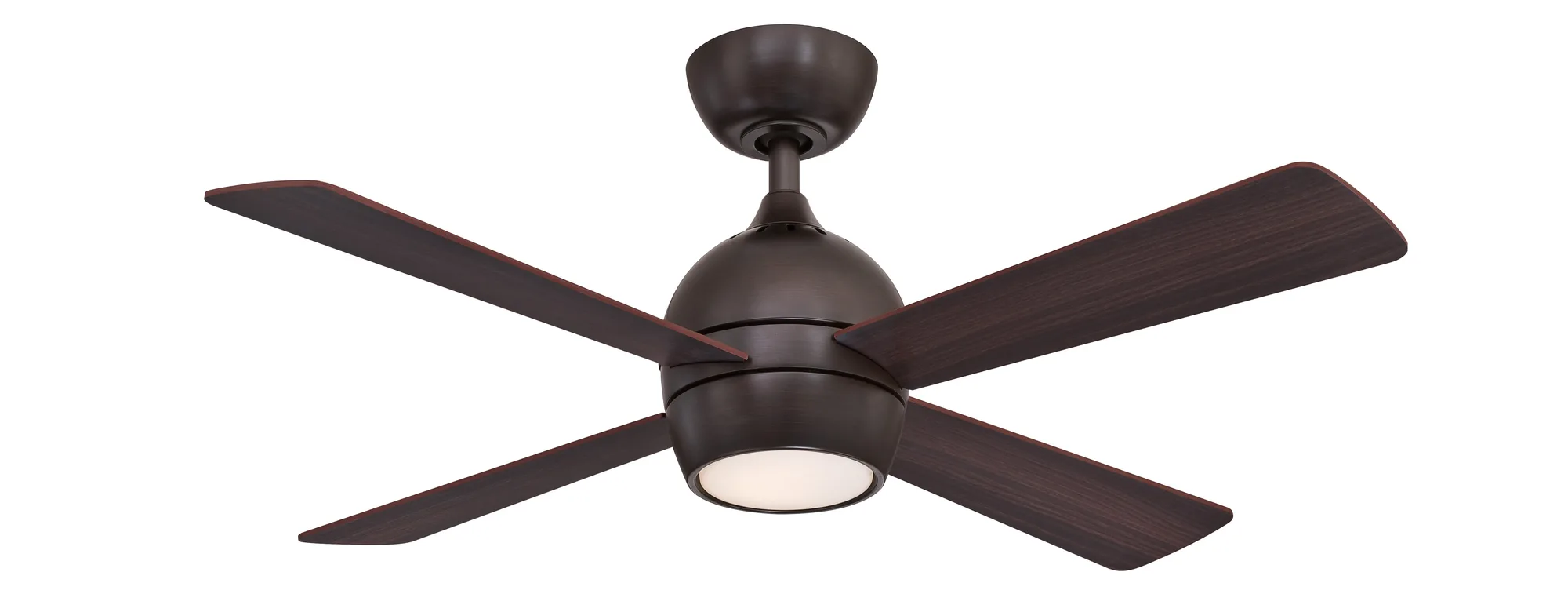 Kwad 44 inch Indoor Ceiling Fan with LED Light Kit - Dark Bronze