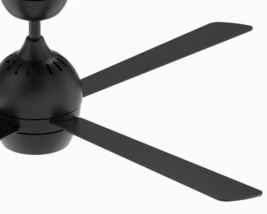 Kwad 52" Ceiling Fan with LED Light in Black - Image 4