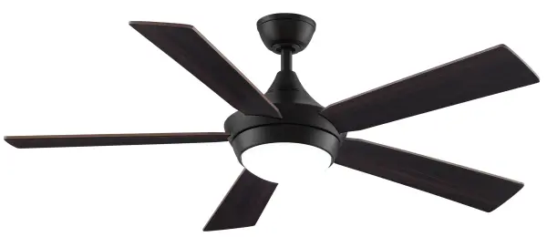 Celano v2 by Fanimation offers a sleek design with a modern touch. This fan features clean lines and is available in brushed nickel, dark bronze, or matte white finishes. The Celano v2 easily adapts to any style or mood. It includes an opal glass and light cover that will allow you relax under the Celano v2's soft glow while the light cover can be used to create a more cosmopolitan look. The Celano v2 can be operated in three forward and reverse speeds. This ceiling fan is Dry Rated for indoor use and compatible with most smart home devices (required control sold separately) Reversible airflow for multi-season use - alternate view