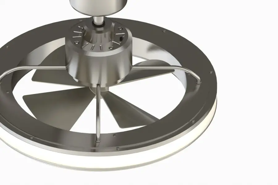 Gleam 16" Damp Rated Ceiling Fan with LED Light - Image 5