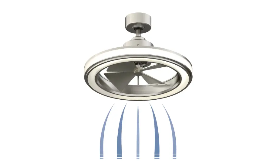 Gleam 16" Ceiling Fan with LED Light Kit - Image 2
