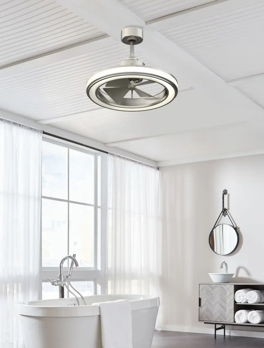 Gleam 16" Ceiling Fan with LED Light Kit - Image 3