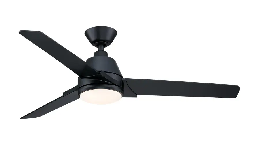 Pyramid 52" Ceiling Fan with LED Light - Image 1