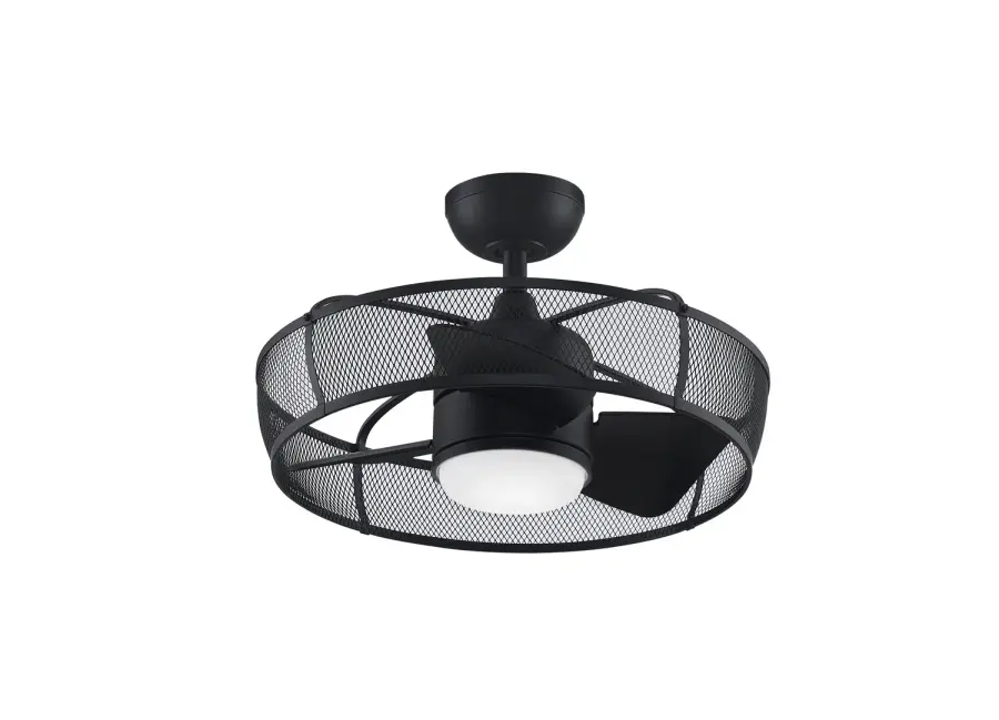 Henry 20" Ceiling Fan in Black - Image 1