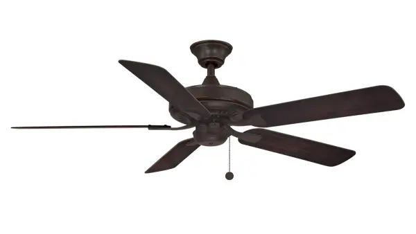The Edgewood by Fanimation is an aesthetically pleasing ceiling fan that has it all. The Edgewood boasts the unique capacity to operate in both dry and wet locations. This versatile ceiling fan compliments any interior or exterior design with finish options ranging from black with black blades, brushed nickel with dark walnut blades, dark bronze with dark walnut blades and matte white with matte white blades. The Edgewood includes a 4.5 inch stainless steel downrod and is ceiling slope compatible. The Edgewood can be purchased with an optional close-to-ceiling kit for a more snug fit. This ceiling fan is Wet Rated for indoor or outdoor use and compatible with most smart home devices (required control sold separately) Reversible airflow for multi-season use